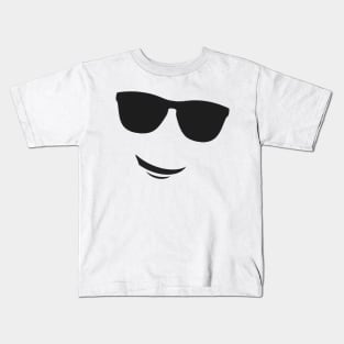 Smiling Face With Sunglasses emoji Kids T-Shirt